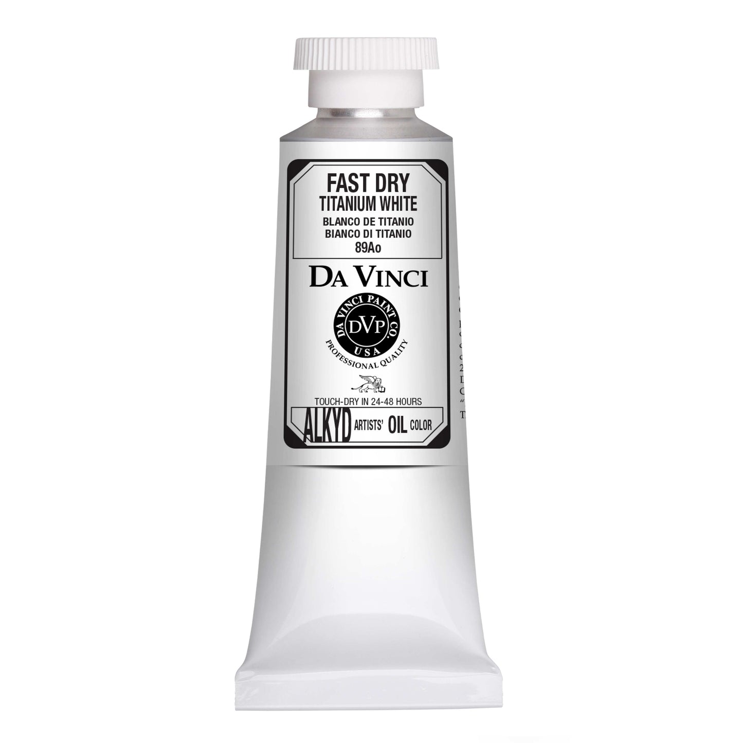 Da Vinci Artists' Oil Color - Alkyd White, 37 ml