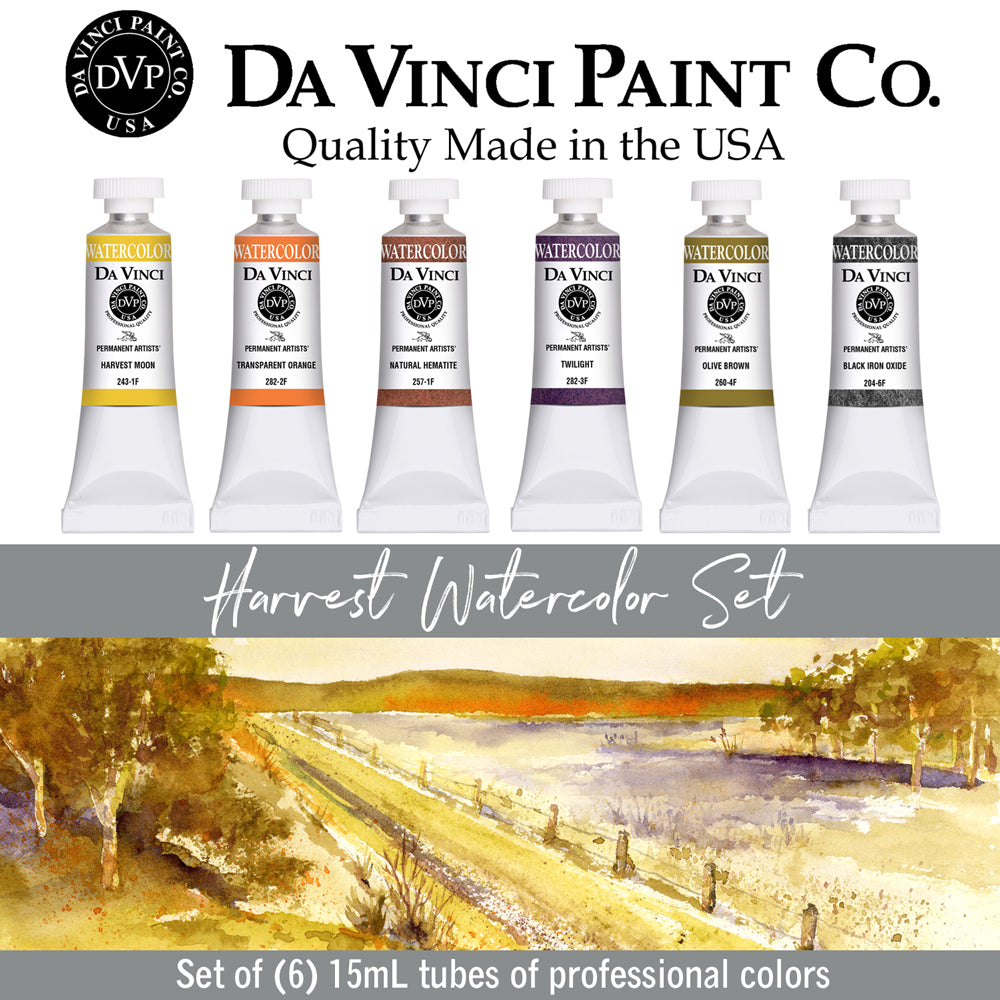 Da Vinci Artists' Watercolor - Harvest Watercolor Set