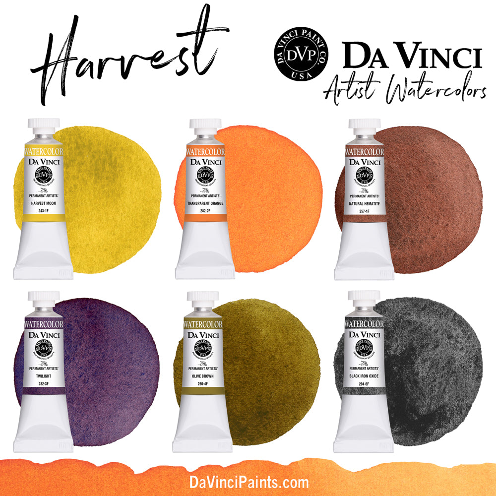 Da Vinci Artists' Watercolor - Harvest Watercolor Set