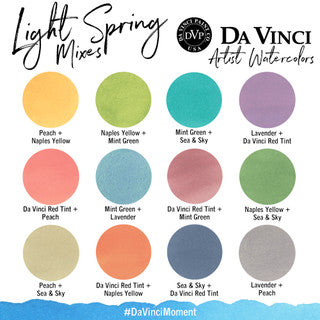 Da Vinci Artists' Watercolor - Light Spring Watercolor Set