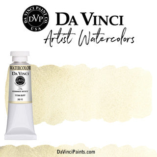 Da Vinci Artists' Watercolor - Titan Buff, 37ml, (PW6)
