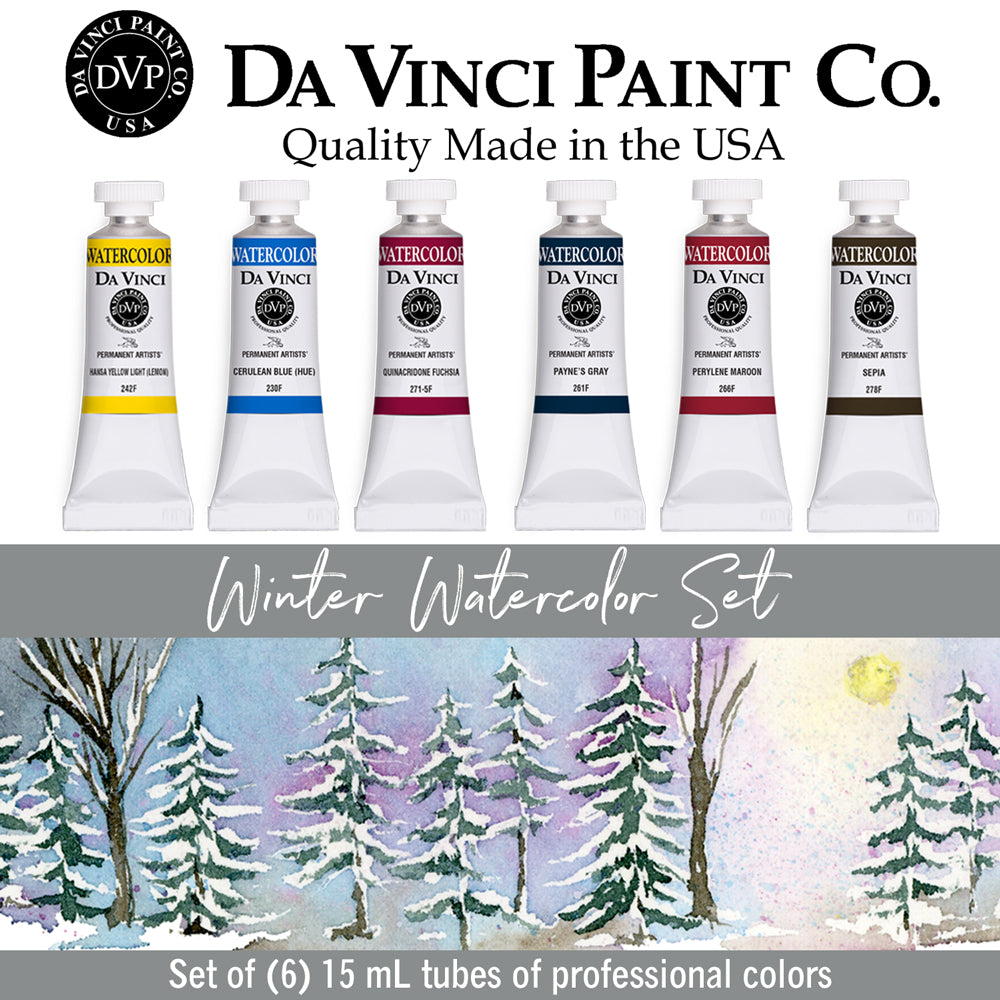 Da Vinci Artists' Watercolor - Winter Watercolor Set
