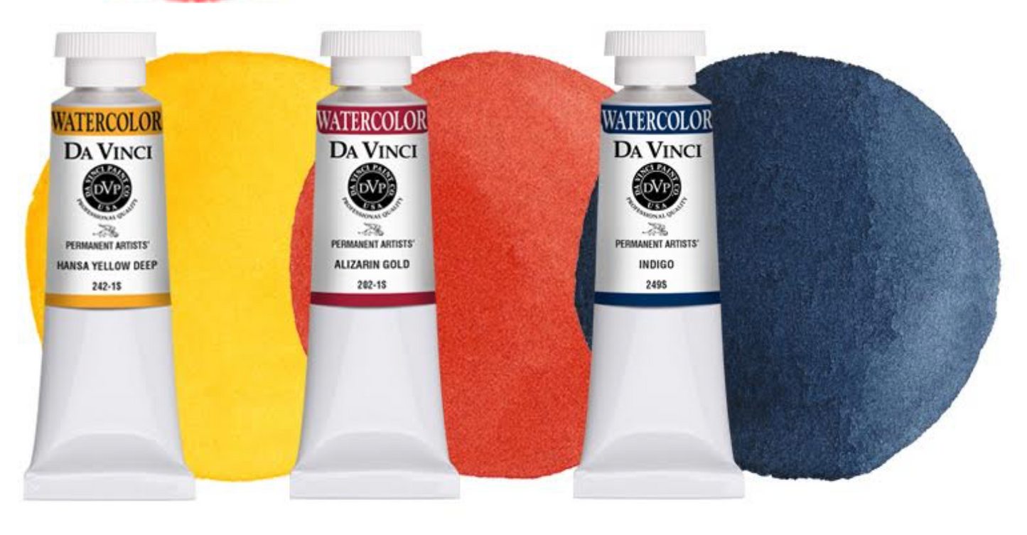 Da Vinci Artists' Watercolor - Summer Sunset Trio Watercolor Set