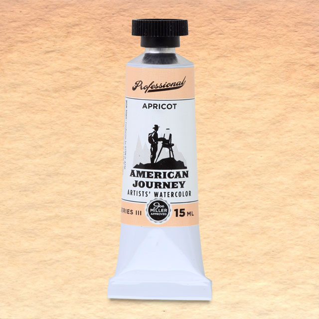 American Journey Artists' Watercolor - Apricot, 15 ml – Journey Art Stuff