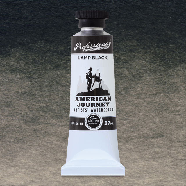 American Journey Artists' Watercolor - Lamp Black, 37 ml – Journey Art ...