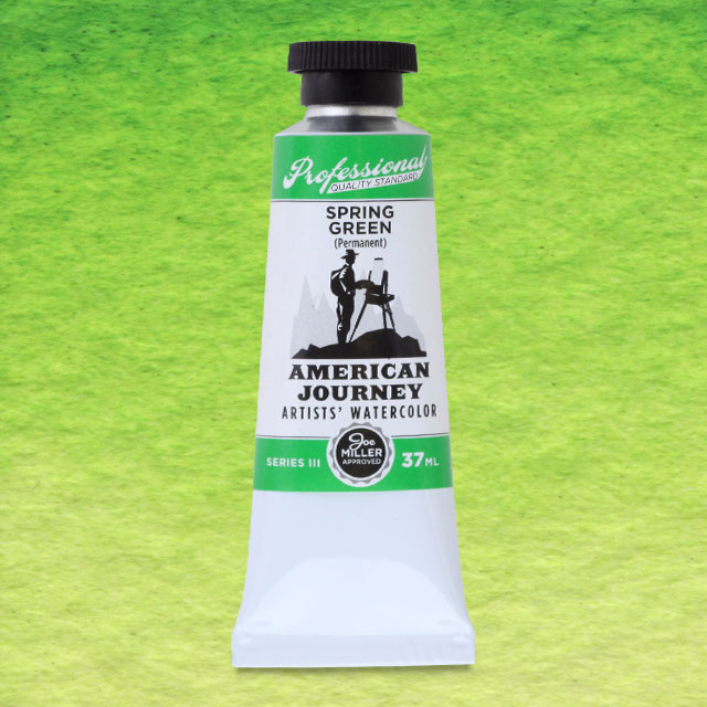 American Journey Artists' Watercolor - Spring Green, 37 ml – Journey ...