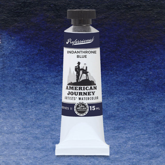 American Journey Artists' Watercolor - Indanthrone Blue, 15 ml ...