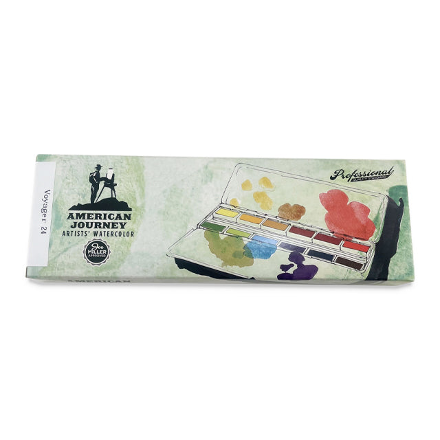 American Journey Voyager 24 Color Half Pan Set