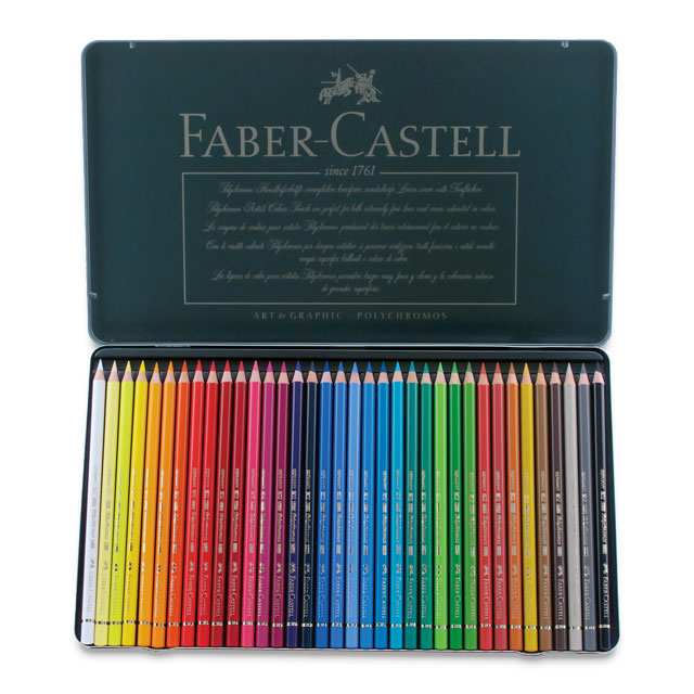 Faber-Castell Polychromos Colored Pencil Set - 36 Assorted Colors