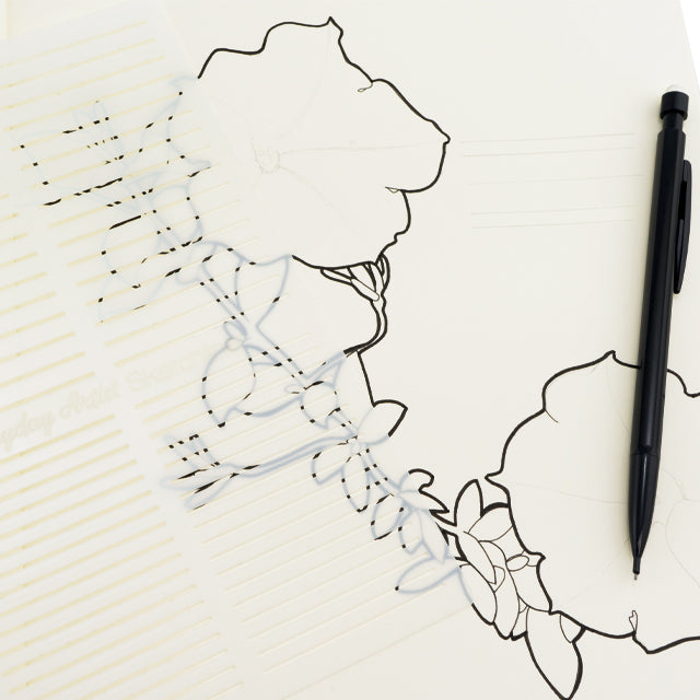 Lettering Guides in Sketchbook