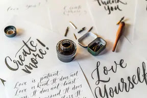 Your Guide To Using Calligraphy Pens