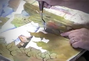 Painting with painting knife