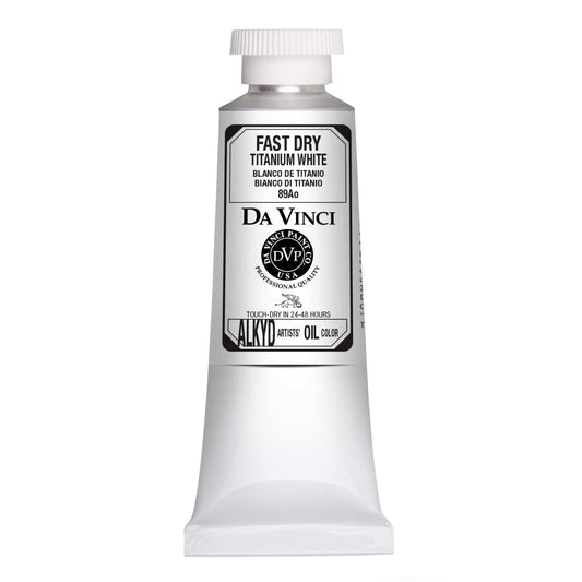 Da Vinci Artists' Oil Color - Alkyd White, 37 ml