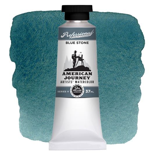 American Journey Artists' Watercolor - Blue Stone, 37 ml, (PB36/PY42)