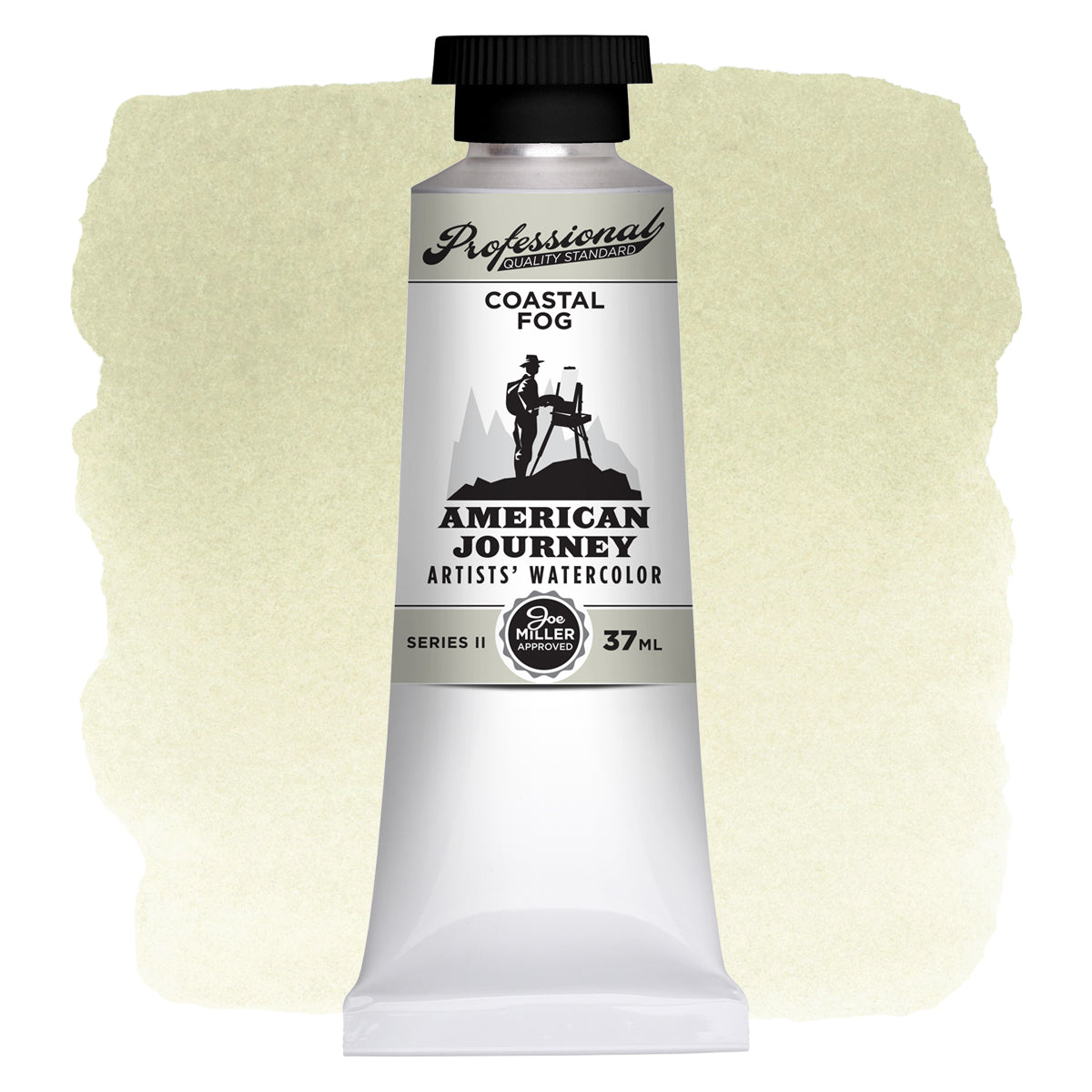 American Journey Artists' Watercolor - Coastal Fog, 37 ml, (PBr7/PW6)