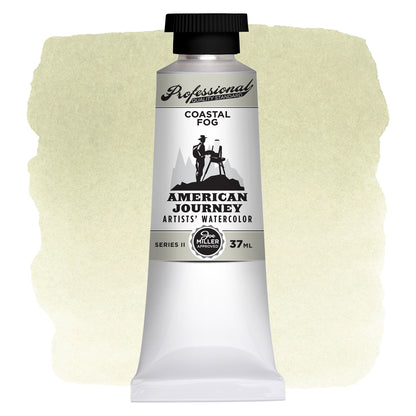 American Journey Artists' Watercolor - Coastal Fog, 37 ml, (PBr7/PW6)