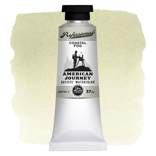 American Journey Artists' Watercolor - Coastal Fog, 37 ml, (PBr7/PW6)