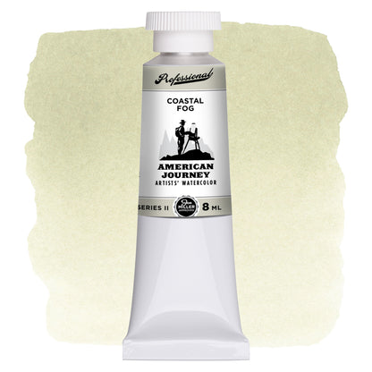 American Journey Artists' Watercolor - Coastal Fog, 8 ml, (PBr7/PW6)