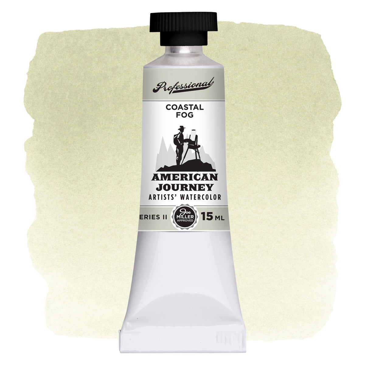 American Journey Artists' Watercolor - Coastal Fog, 15 ml, (PBr7/PW6)