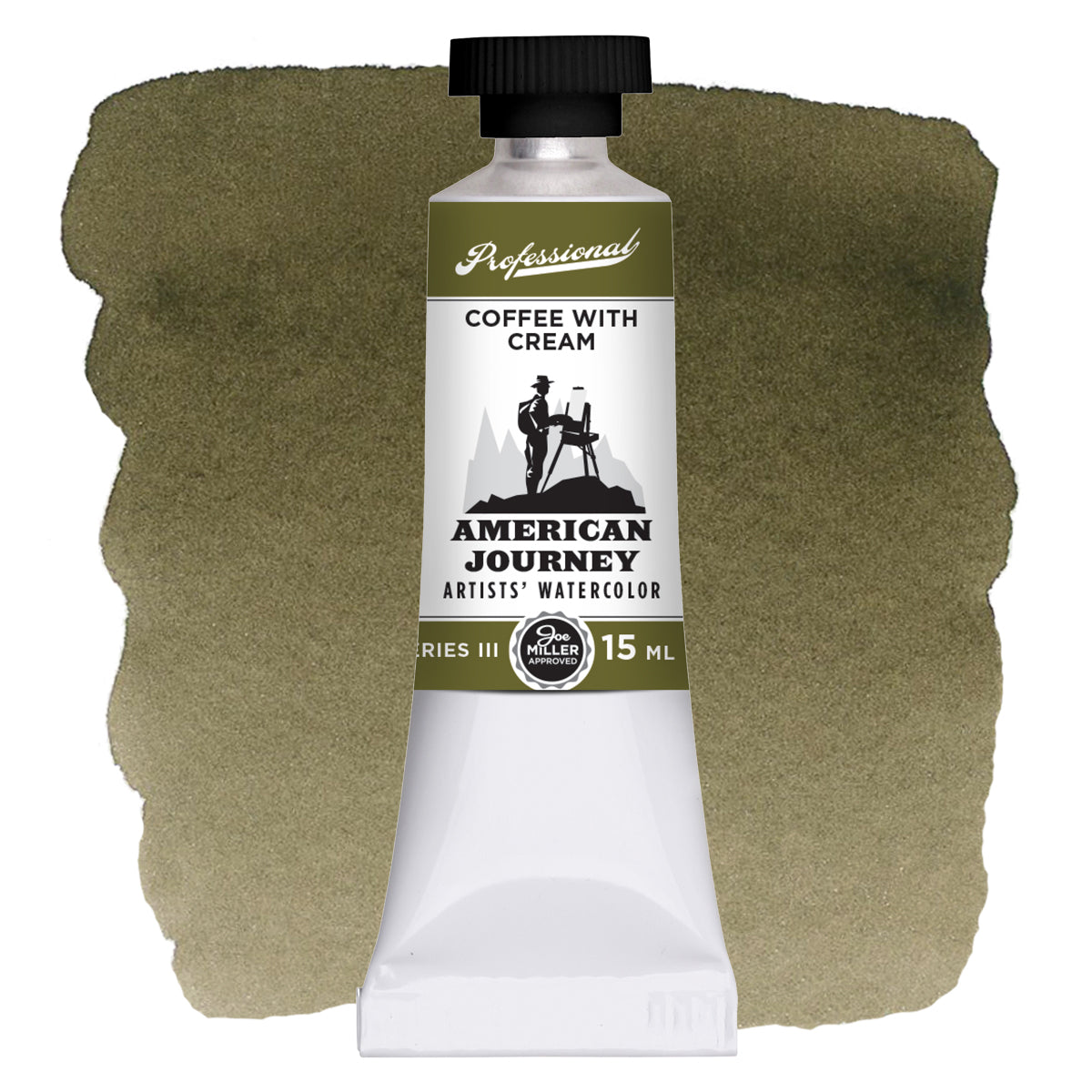 American Journey Artists' Watercolor - Coffee With Cream, 15 ml, (PG7, PBr7, PY42)
