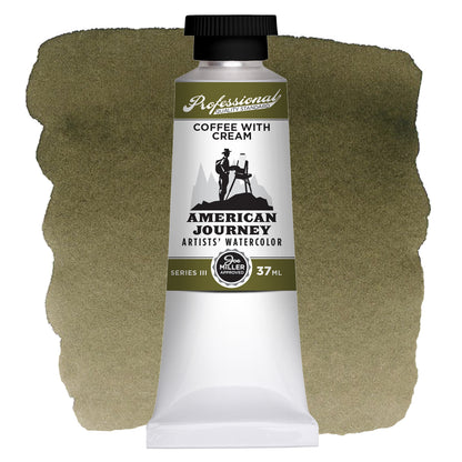 American Journey Artists' Watercolor - Coffee With Cream, 37 ml, (PG7, PBr7, PY42)