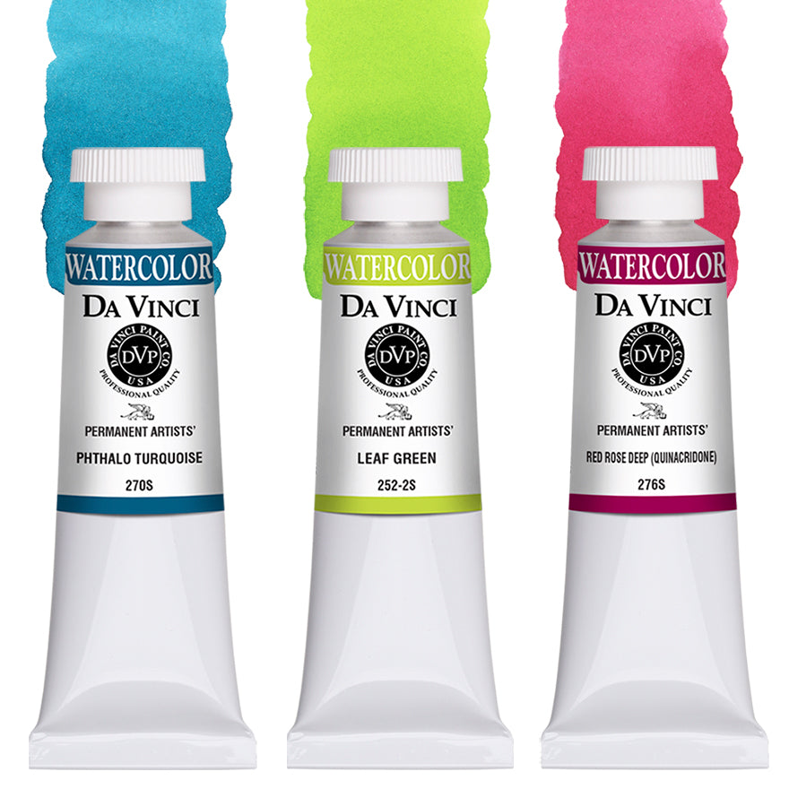 Da Vinci Artists' Watercolor - Blossom Trio Set