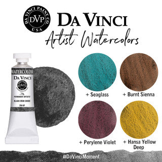 Da Vinci Artists' Watercolor - Black Iron Oxide 15 ml (PBk11)