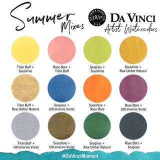 Da Vinci Artists' Watercolor - Summer Watercolor Set