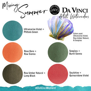 Da Vinci Artists' Watercolor - Summer Watercolor Set