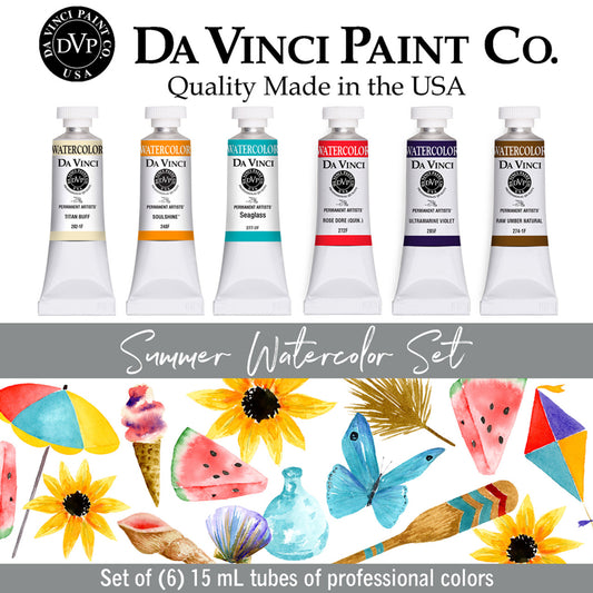 Da Vinci Artists' Watercolor - Summer Watercolor Set