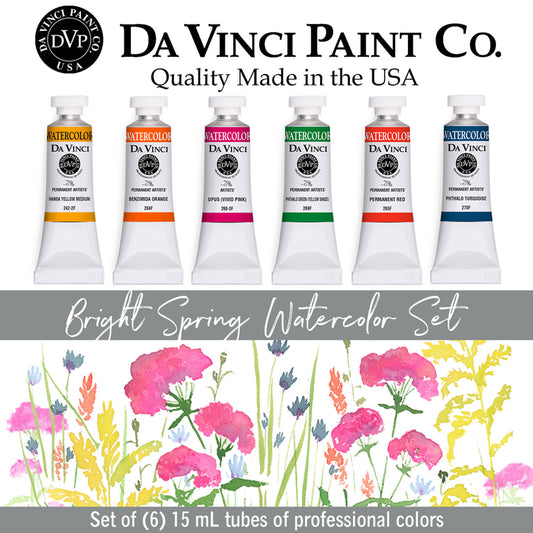 Da Vinci Artists' Watercolor - Bright Spring Watercolor Set