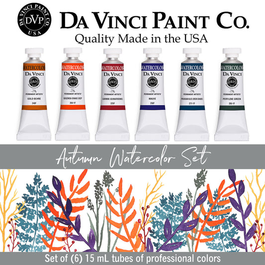 Da Vinci Artists' Watercolor - Autumn Watercolor Set