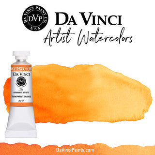 Da Vinci Artists' Watercolor - Transparent Orange, 37 ml (PY83/PR149)