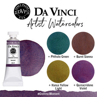Da Vinci Artists' Watercolor - Twilight, 15 ml (PB29/PV29)