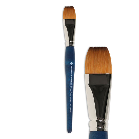 American Journey Pseudo Sable Brush - Flat, Size 1"