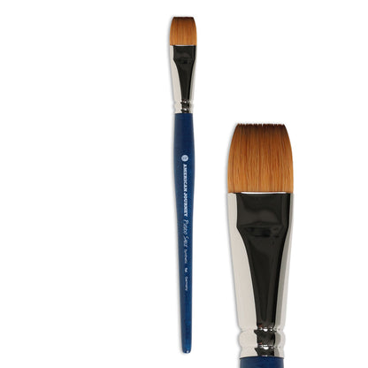 American Journey Pseudo Sable Brush - Flat, Size 3/4"