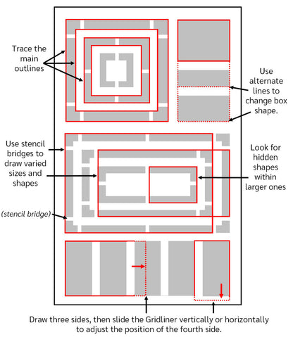 Everyday Artist GridLiner Stencil