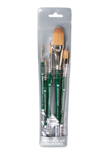 American Journey Interlocked Synthetic Brushes - Starter Set 1