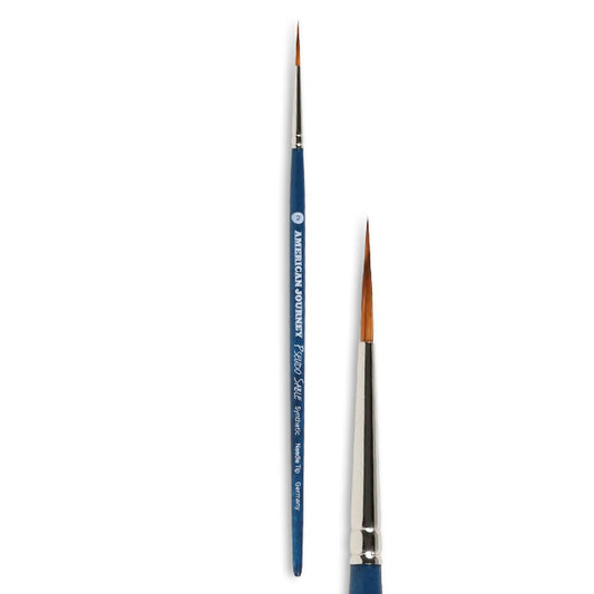 American Journey Pseudo Sable Brush - Needle Tip, Size 2