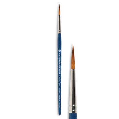 American Journey Pseudo Sable Brush - Needle Tip, Size 4