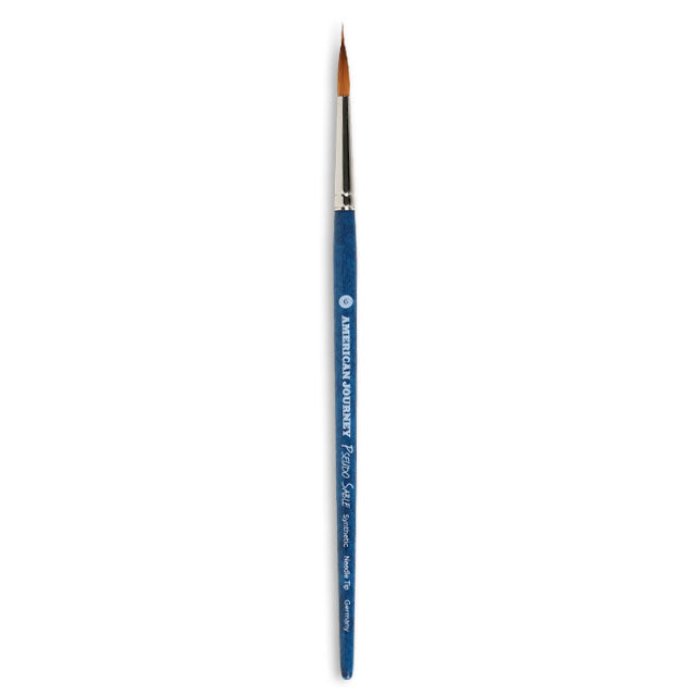 American Journey Pseudo Sable Brush - Needle Tip, Size 6