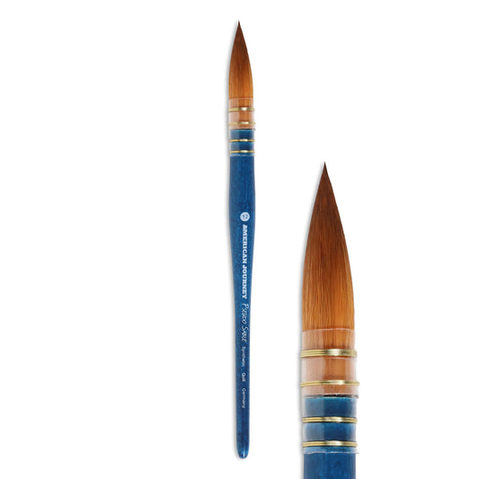American Journey Pseudo Sable Brush - French Quill, Size 6