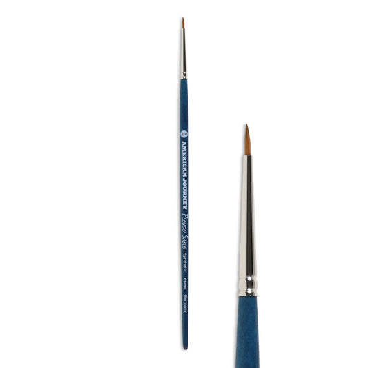 American Journey Pseudo Sable Brush - Round, Size 3/0
