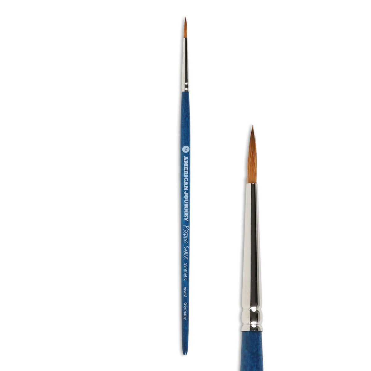 American Journey Pseudo Sable Brush - Round, Size 2