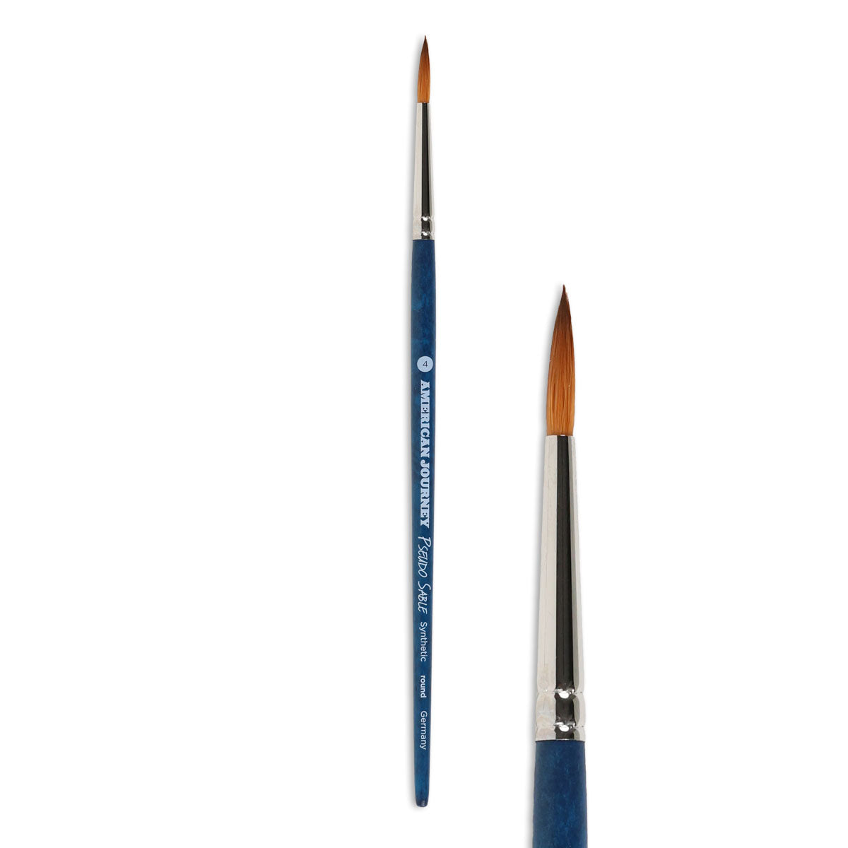 American Journey Pseudo Sable Brush - Round, Size 4