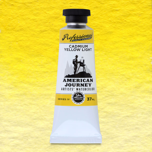 American Journey Artists' Watercolor - Cadmium Yellow Light, 37 ml ...