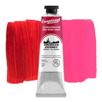 Artists' Oil Color - Quinacridone Red Rose Deep, 60 ml. tube
