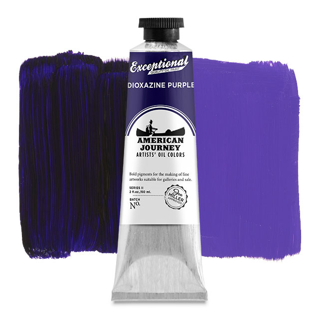 American Journey Artists' Oil Color - Dioxazine Purple, 60 ml., (PV23)