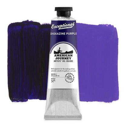 American Journey Artists' Oil Color - Dioxazine Purple, 60 ml., (PV23)