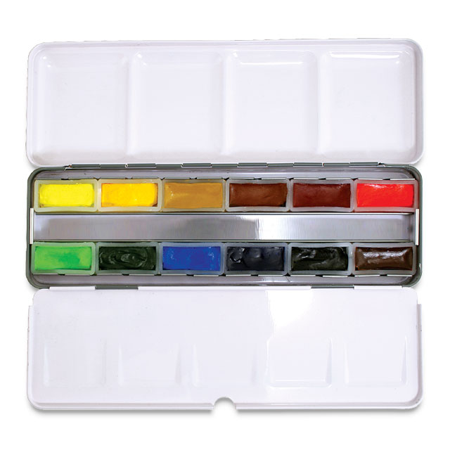 American Journey Voyager 12 Color Full Pan Set – Journey Art Stuff